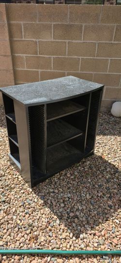 Black Wooden TV stand