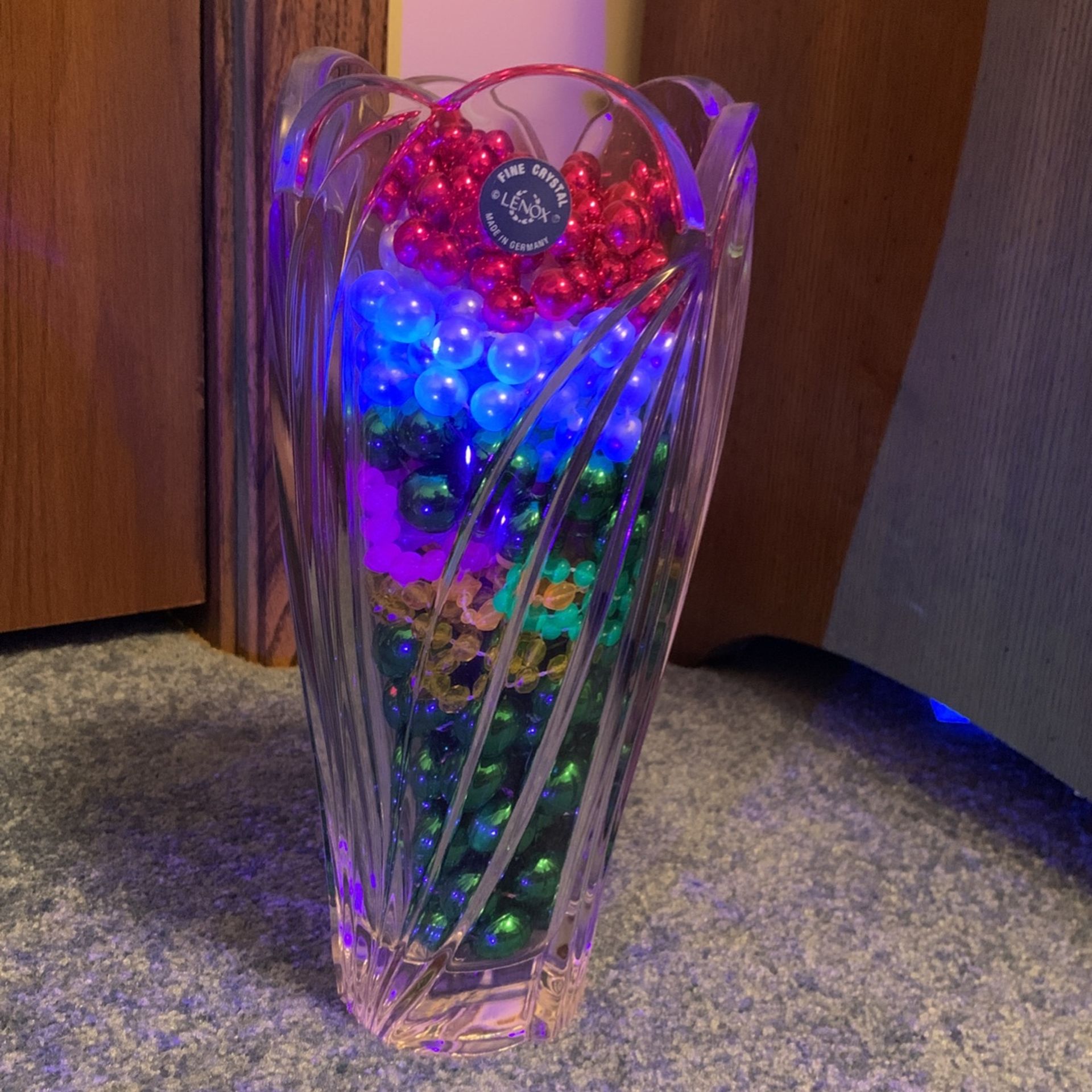 Lenox German Made 10.5 Inch crystal Vase