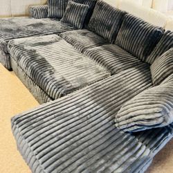 Double Chaise Stylish Sectional 