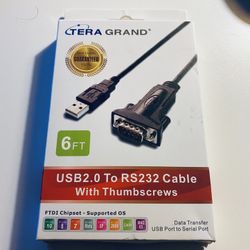 USB 2.0 To Rs232 Cable