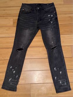 Purple jeans