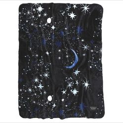Victoria's Secret Mystical Galaxy Print Sherpa Blanket