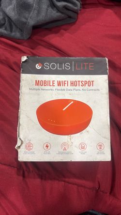 Solis Lite Mobile WiFi Hotspot, Power Bank & Mobile Router - 4G LTE