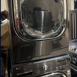 LG Washer And Electric Dryer W/ Turbo Steam 