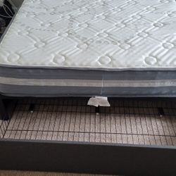 Double Bed Frame with Mattress