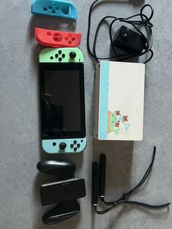 Nintendo Switch Console With Joy-Con Controllers And Charger
