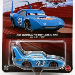 Mattel Disney Pixar “Cars” Diecast Model Car - Strip Weather AKA “The King” (Dodge Charger Daytona) 