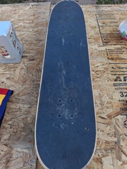 Used Skateboard Deck with Grip Tape