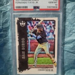 2021 Diamond Kings Fernando Tatis Jr #96 PSA 10