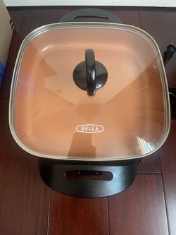 Bella  Electric Skillet and Frying Pan with Glass Lid NON STICK