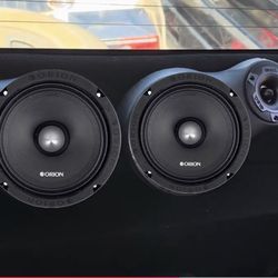 NEW UNIVERSAL PANELS WITH ORION MIDRANGE SPEAKERS AND BULLET TWEETERS