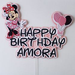 Minnie Mouse Birthday, Disney Cake Toppers, Custom Cake Topper, Mickey Birthday 