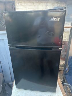 Two door mini fridge