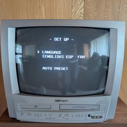 Emerson TV With VHS and DVD