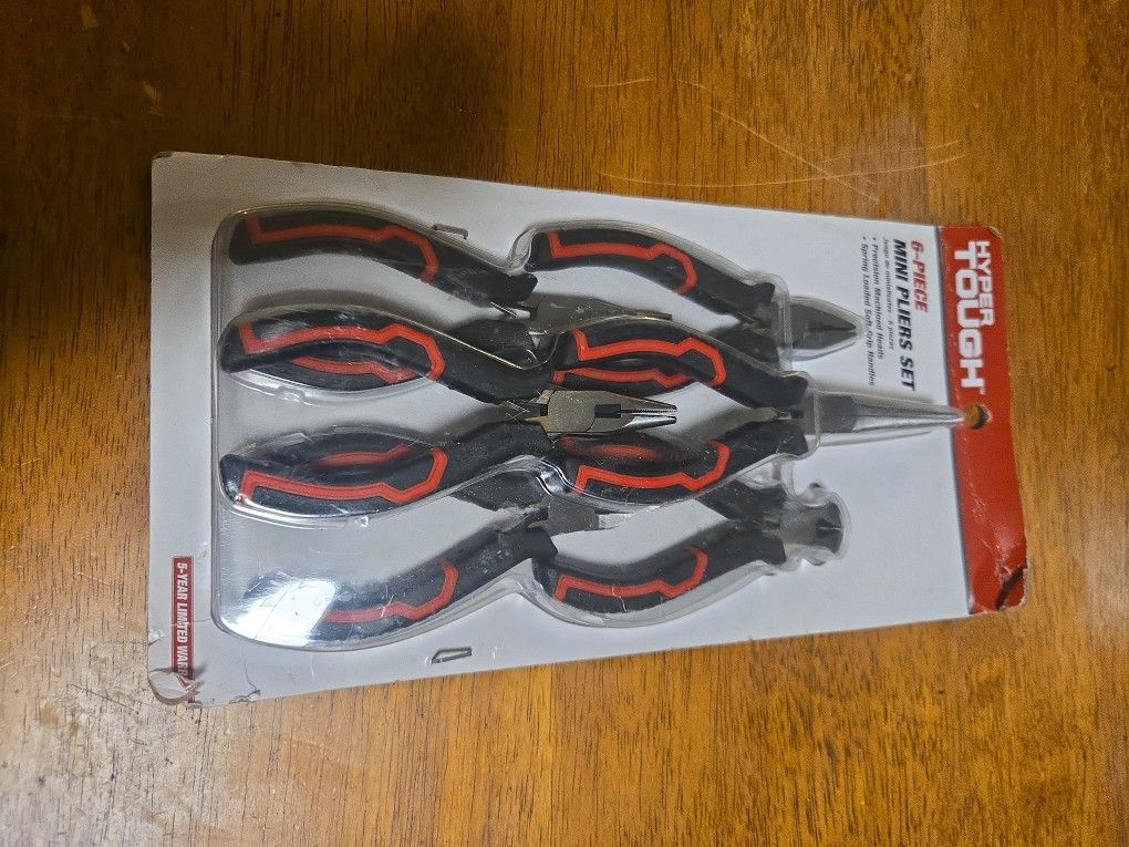 6 Piece Mini Pliers Set