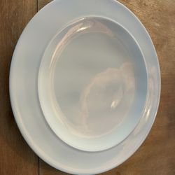 White By Denby - Dinner Plates 
