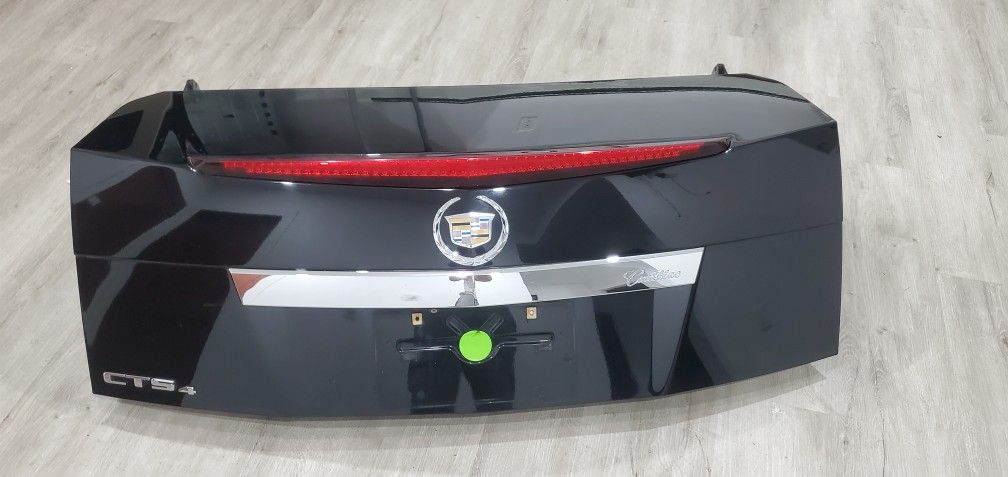 2011 CADILLAC CTS SEDAN BLACK REAR TRUNK LID