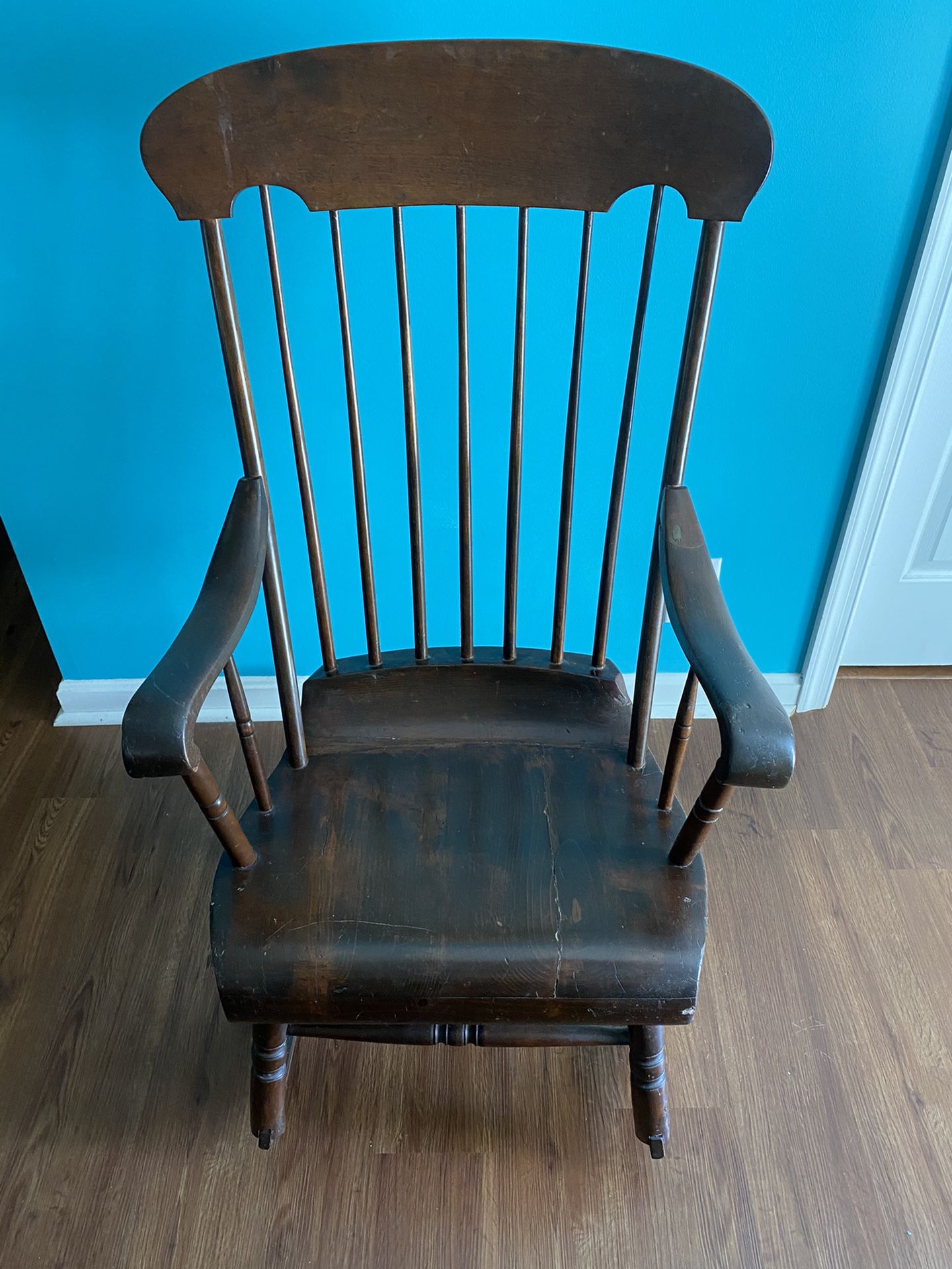 Old table and rocking chair