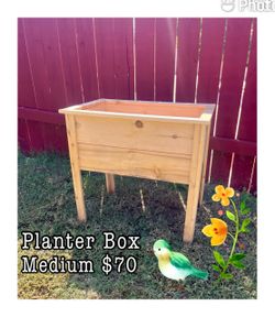 Raised Wood Planter Box with Legs