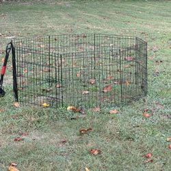 Indoor/outdoor 8 Panel Dog Pen