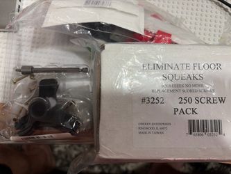 Eliminate floor squeaks