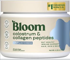 Bloom Colostrum & Collagen Peptides Unflavored