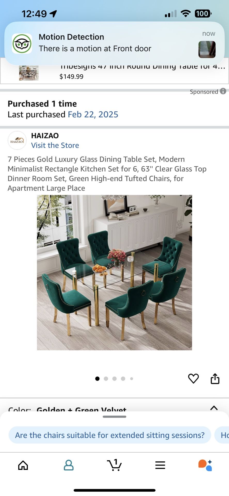Ding Table Set With 6 Chairs Brand New