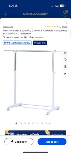 Clothes Rack- Free Hangers