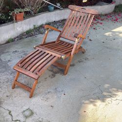 Teak, Nautical Steamer Chair I
