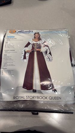 Halloween costume med 8-10 ROYAL STORYBOOK QUEEN