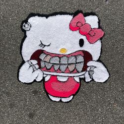 Rich Hello kitty Hand Made Rug 