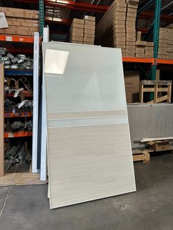Custom Glass and/or Wood Board MDF Closet Doors