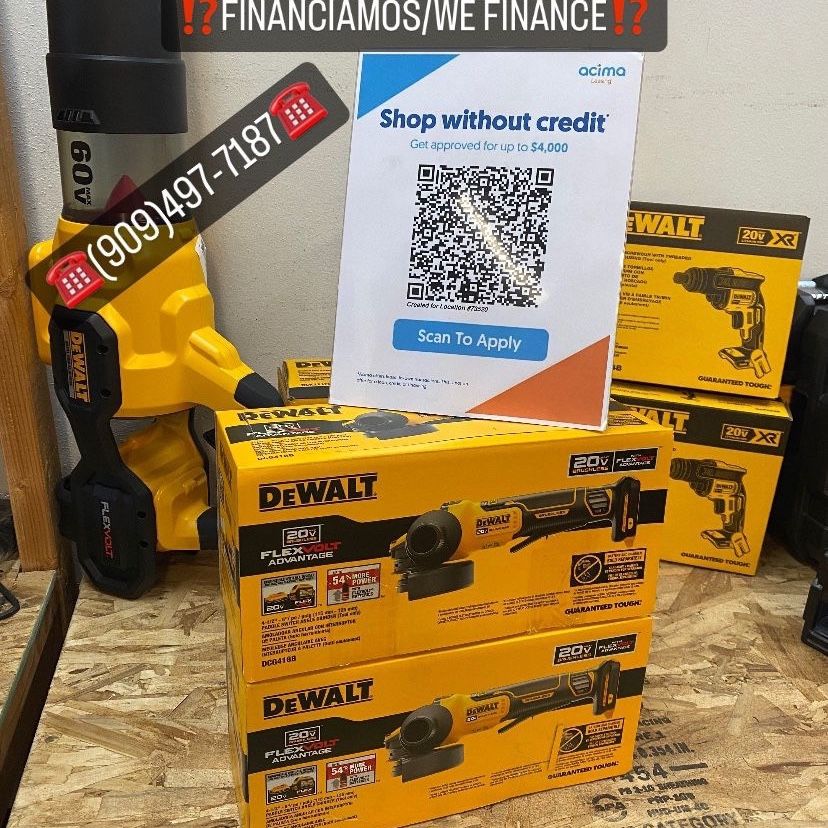 DEWALT 20V MAX Cordless Brushless 4.5 - 5 in. Paddle Switch Angle Grinder with FLEXVOLT ADVANTAGE (Tool Only)(EACH)**(FINANCIAMOS/WE FINANCE)**