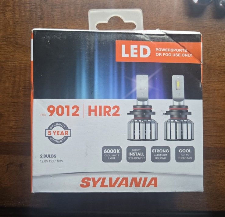 Sylvania 3156 Zevo Led White Bulb - Bright Drl & Reverse Lights (2-Pack) ***RETAIL VALUE $110***