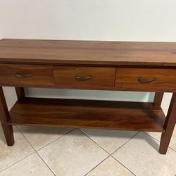 Wooden Tv Stand With Shelf 
