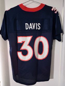 Vintage Youth NFL Denver Broncos Terrell Davis #30 Football Jersey Medium 10-12