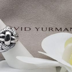 David Yurman Sterling Silver Belmont Ring Sz 7