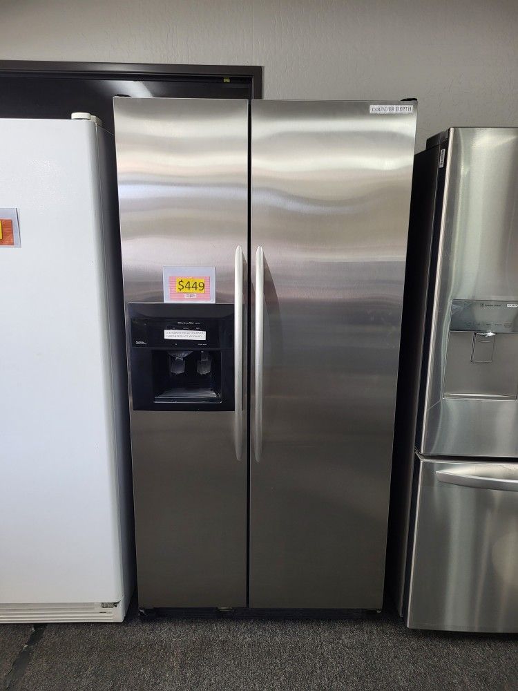 🔥Beat The Heat Sale! Kitchenaid Counterdepth 25cu.ft Refrigerator-Warranty Included