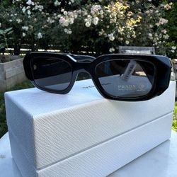 Prada Runway 49mm Rectangle Sunglasses