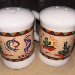Nice Small Arizona Salt And Pepper Shakes 
