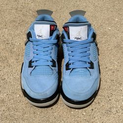 Jordan 4 University Blue Gradeschool Size 6Y 408452-400 Worn