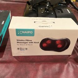 New Shiatsu Pillow Massager With Heat!!