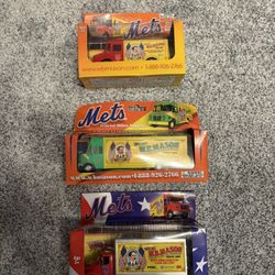 WB Mason 3 NY Met Toy Trucks