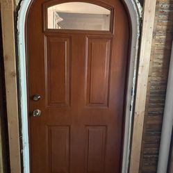 Round Top Exterior Door