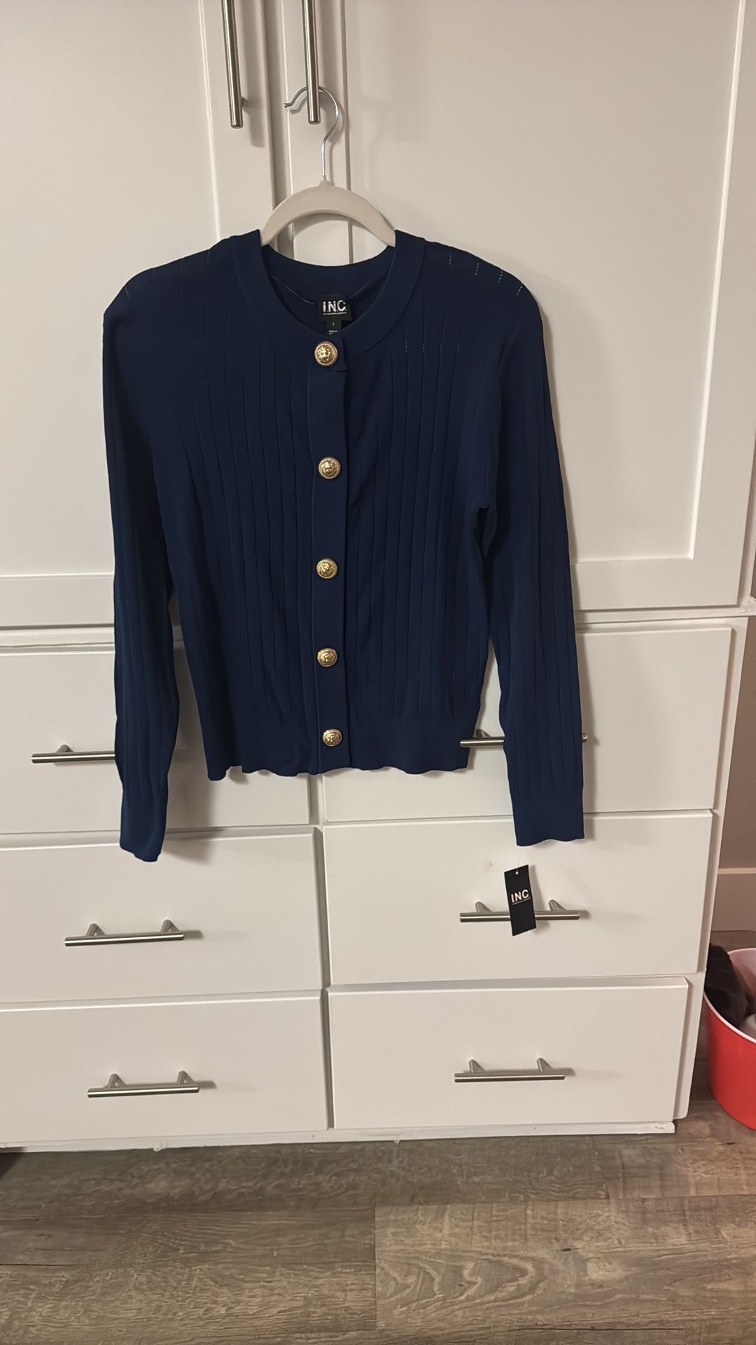 I.N.C Blue Cardigan