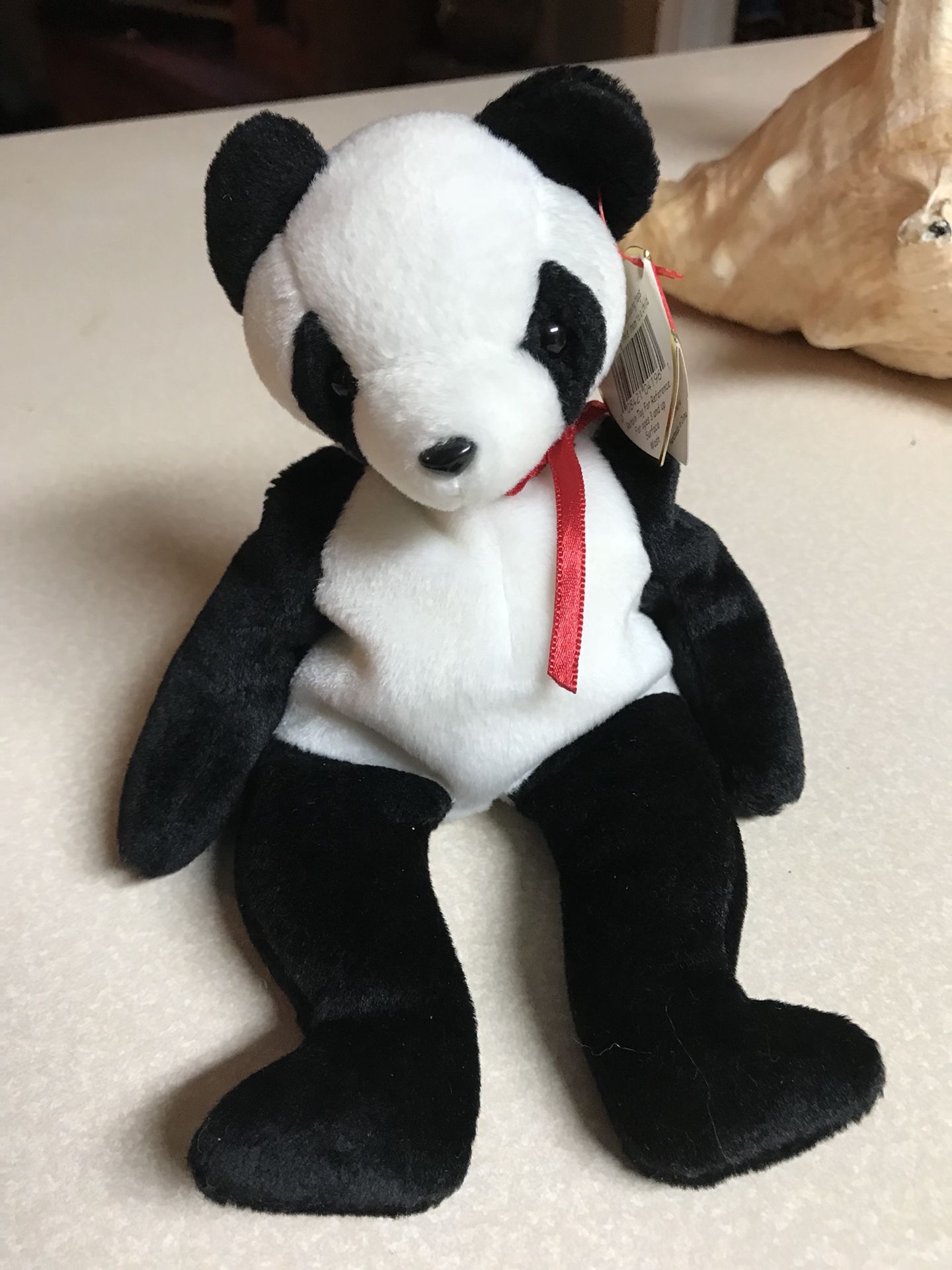 Ty Beanie Baby Bear ( fortune ) tags & Errors