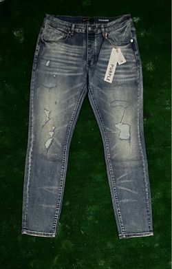 Purple jeans
