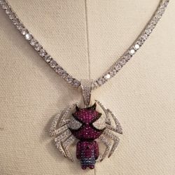 925 Silver  Charm And Tennessee Chain