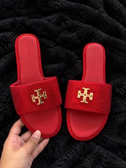 New Tory Burch Sandals Size 8 - Red