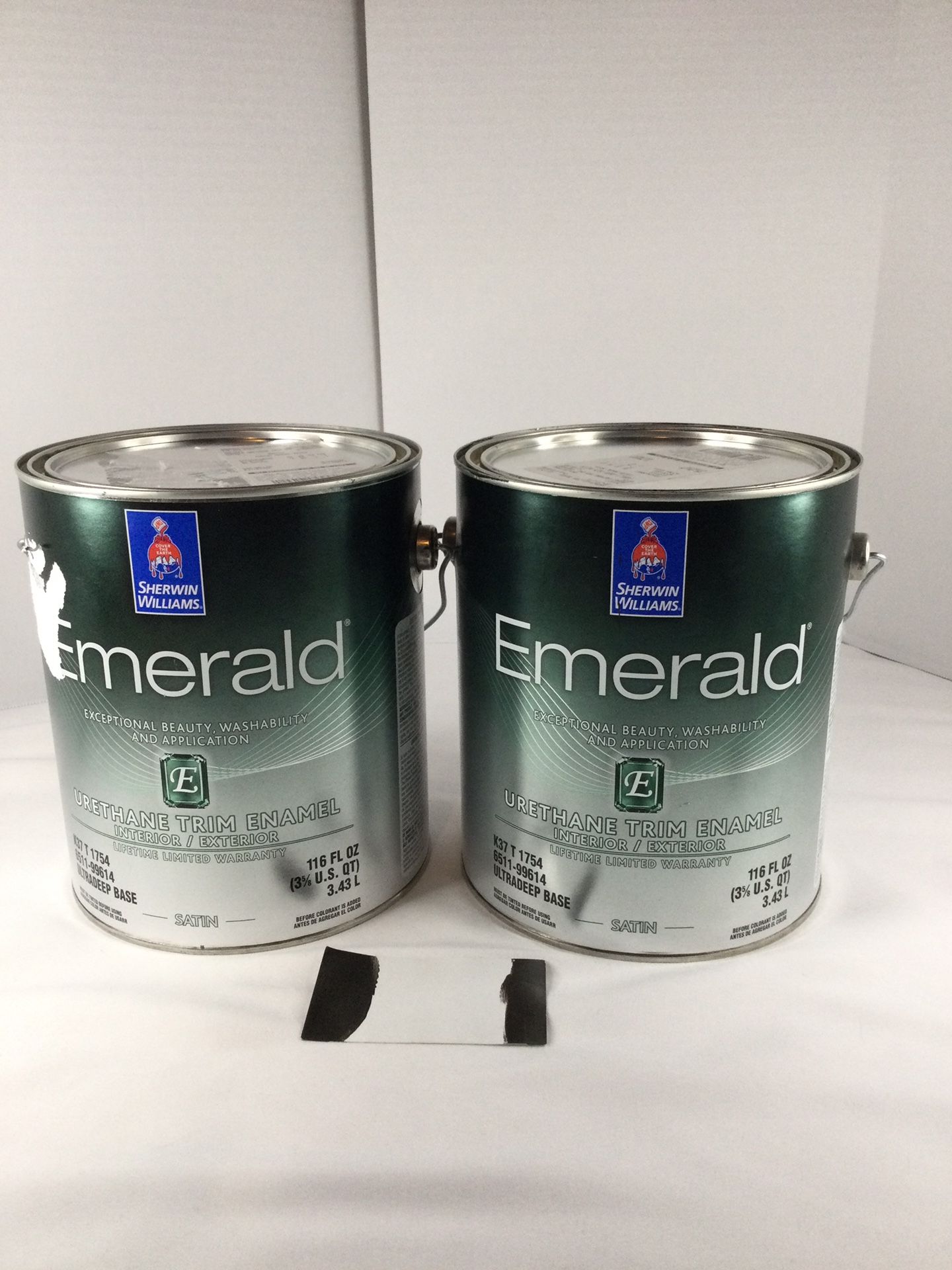 New 2 Gallons Sherwin-Williams Emerald Urethane Trim Enamel Custom Color Rich Dark Brown